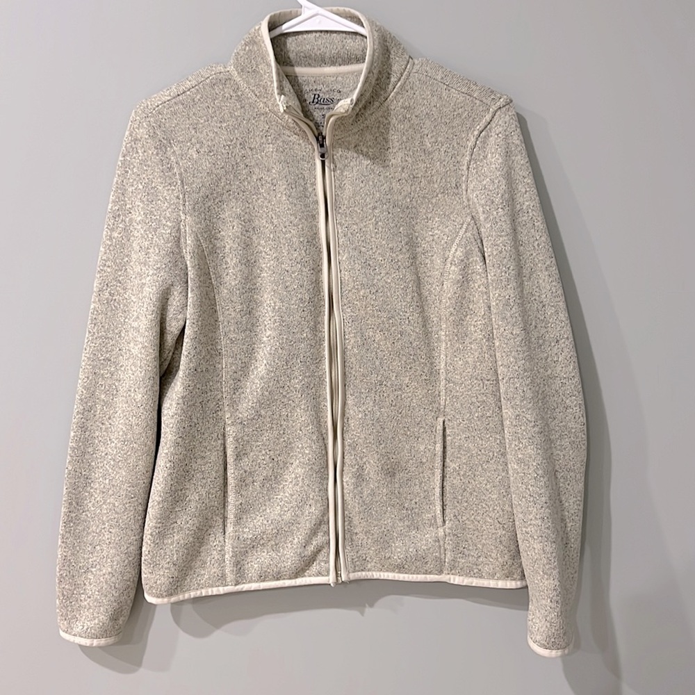 G. H. Bass Co. Full Zip fleece Jacket size small
